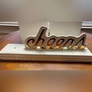 Nora Fleming Cheers sign. Brand New